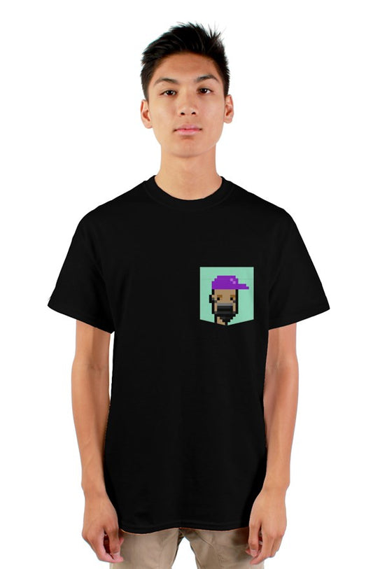 COVIDPunk #3567 Grafix Pocket T - RARE Purple Hat