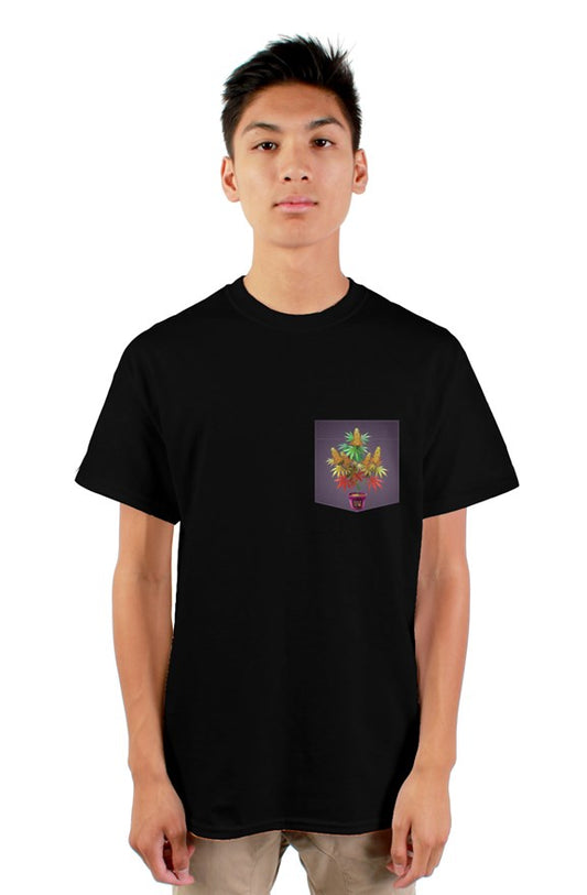 Crypto Cannabis Club #8374 Grafix Pocket T - Sunday Roast