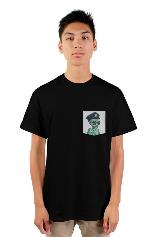 Save The Martians #732 Grafix Pocket T - Alien Cop