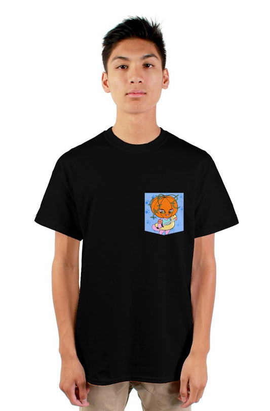 LoFi Kitties #773 Grafix Pocket T - Lil Punkin