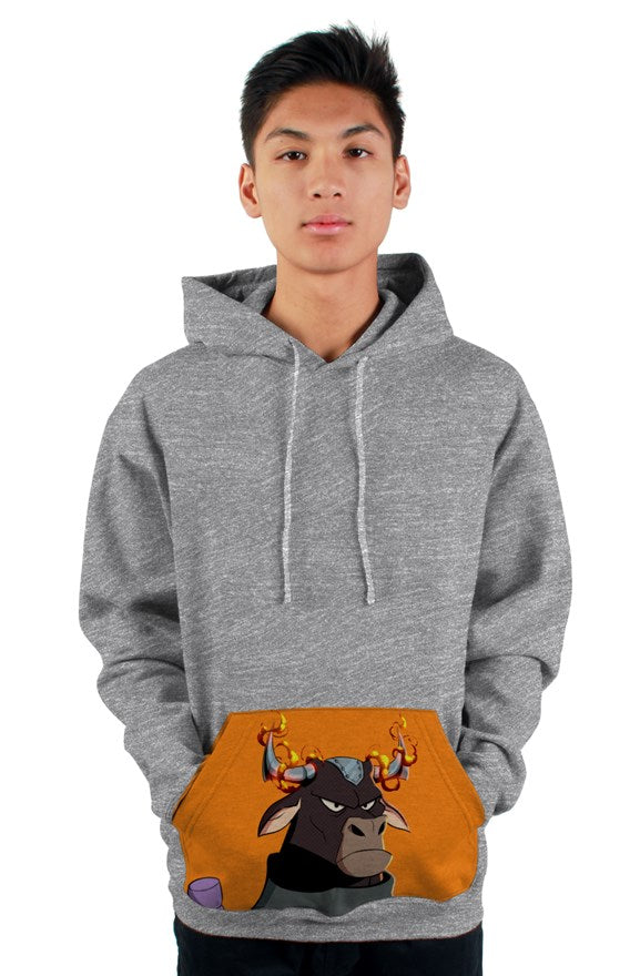 Non-Fungible Heroes #609 Pullover Hoodie with Printed Kangaroo Pocket
