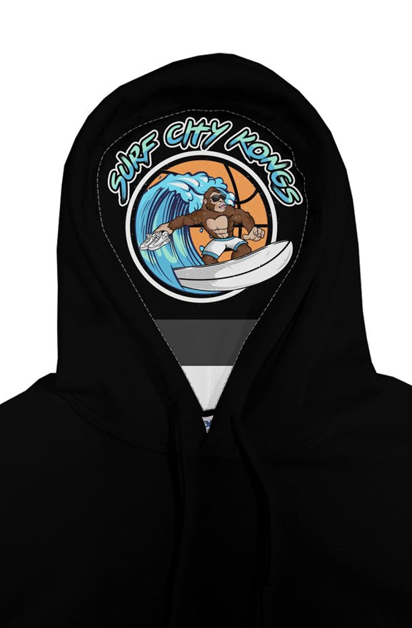 Surf City Kongs Inaugural Season- Graphic-Lined Hood - pullover hoody