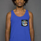 Surf City Kongs Tank Top with Graphic Pocket - Roy