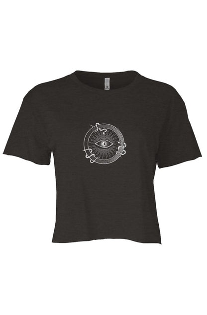 All Seeing Eye - Festival Womens Cali Crop V2