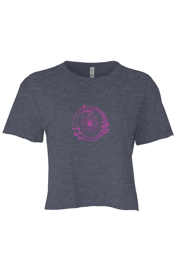 All Seeing Eye - Festival Womens Cali Crop V2
