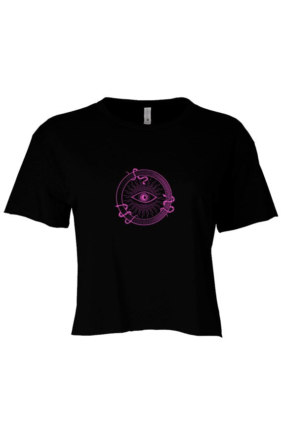 All Seeing Eye - Festival Womens Cali Crop V2