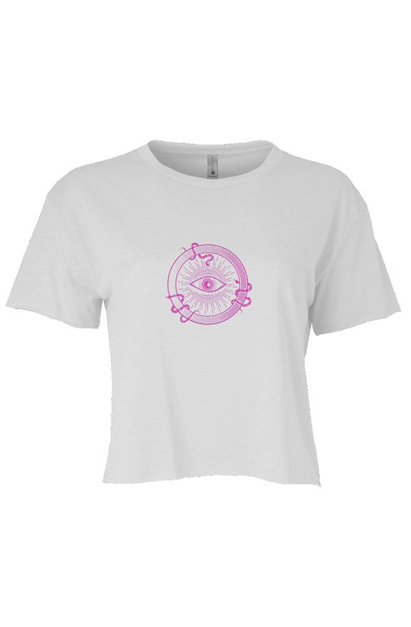 All Seeing Eye - Festival Womens Cali Crop V2