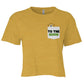 Meerkat To The Moon - Festival Womens Cali Crop Vee1