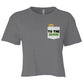Meerkat To The Moon - Festival Womens Cali Crop Vee1