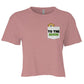 Meerkat To The Moon - Festival Womens Cali Crop Vee1