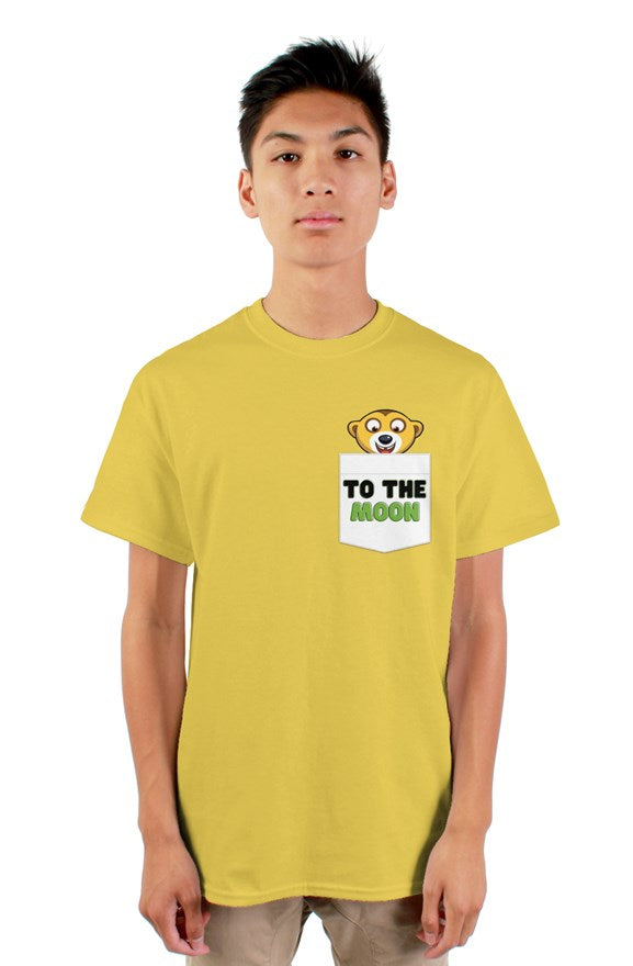 Meerkat To The Moon - gildan mens tshirt Vee1