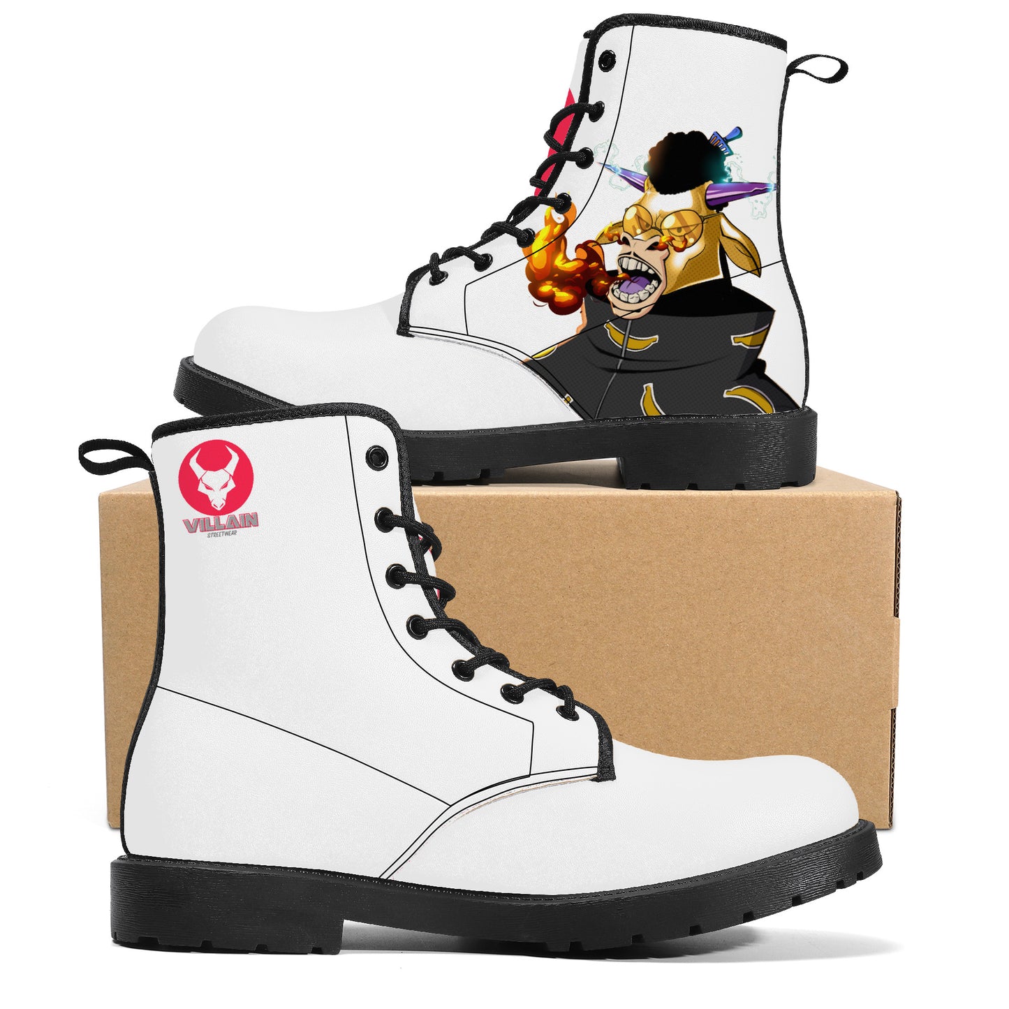 NFH VILLAINS Uncle Doc's Vegan Leather Boots V1