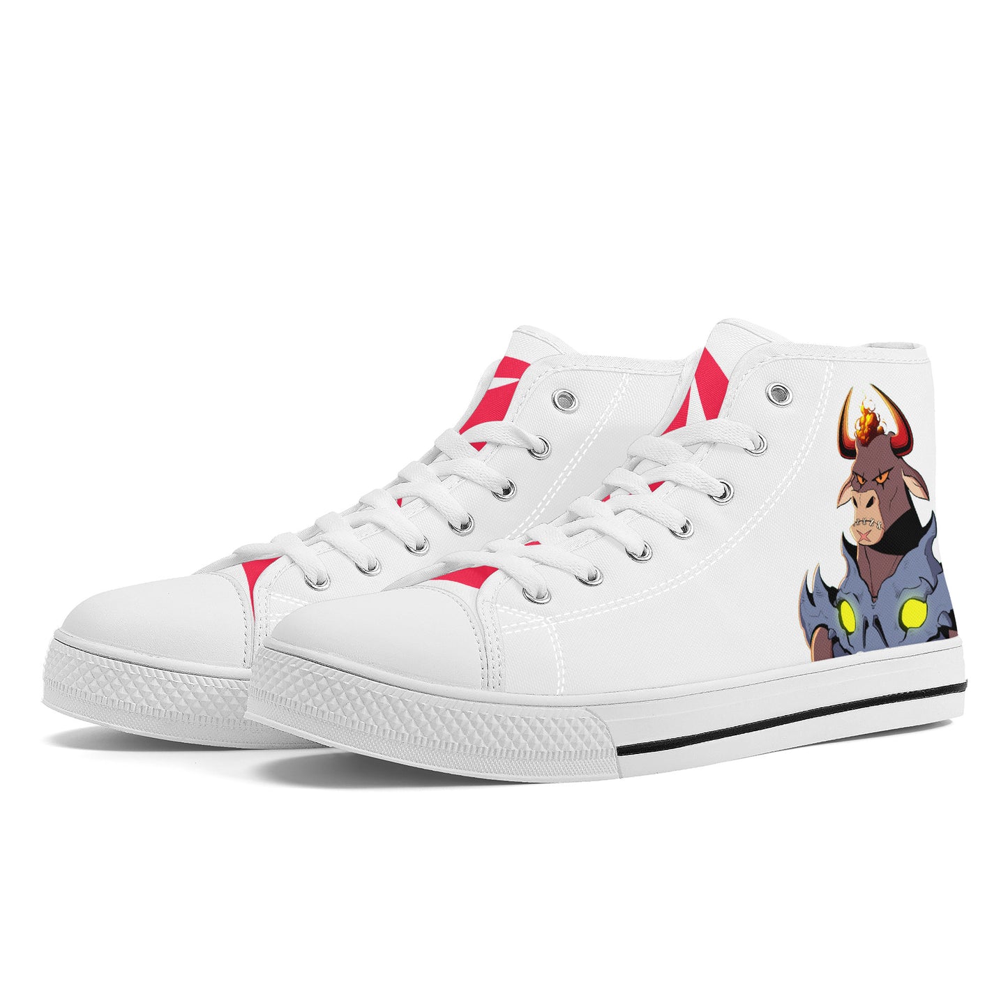 NFH VILLAINS Uncle Chuck's Hi-Top Canvas Shoes V2