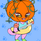 LoFi Kitties #773 Grafix Pocket T - Lil Punkin