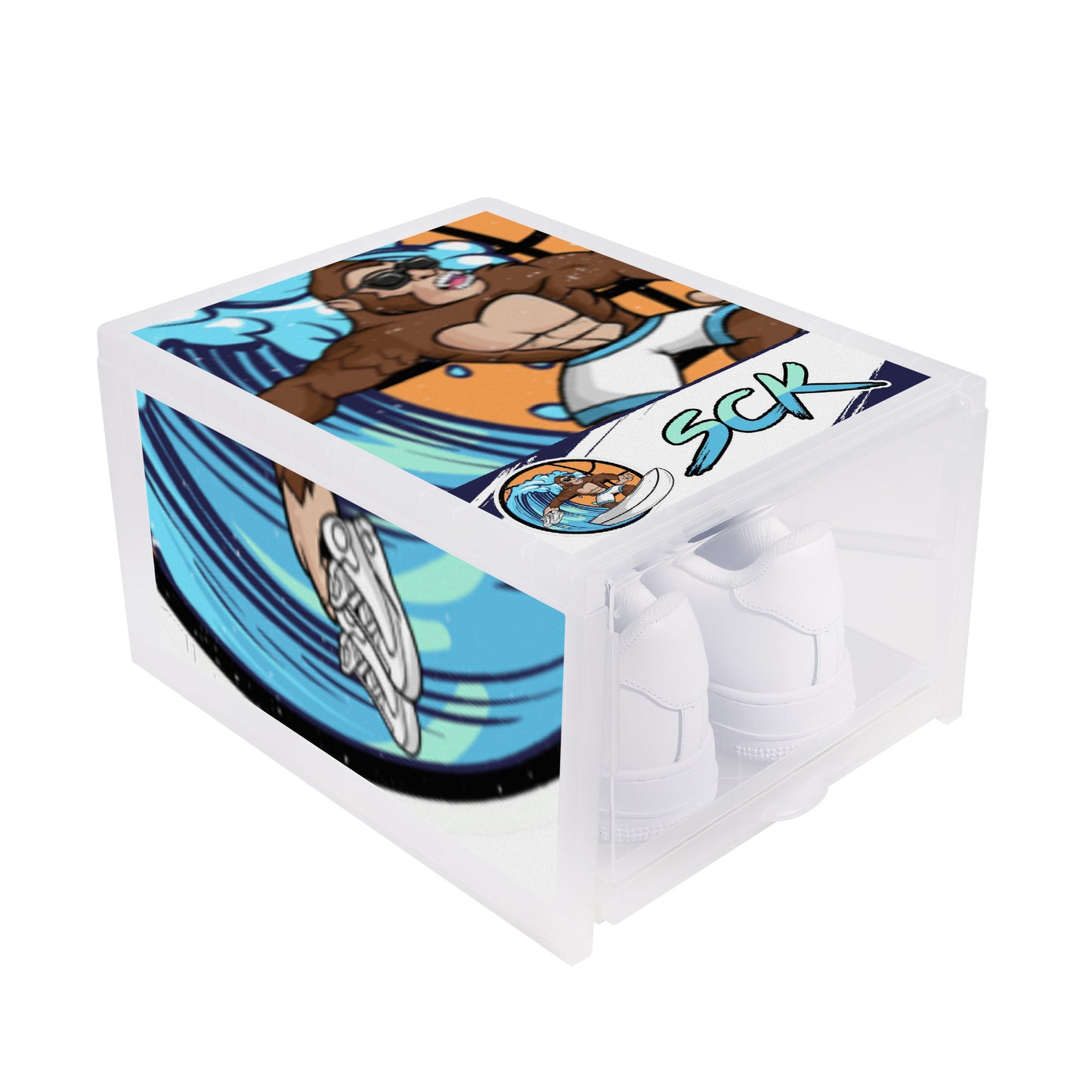 Surf City Kongs Custom Printed Shoe Box V1