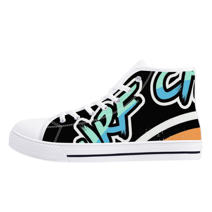 Surf City Kongs - Uncle Chuck's High-Top Canvas Shoes V1