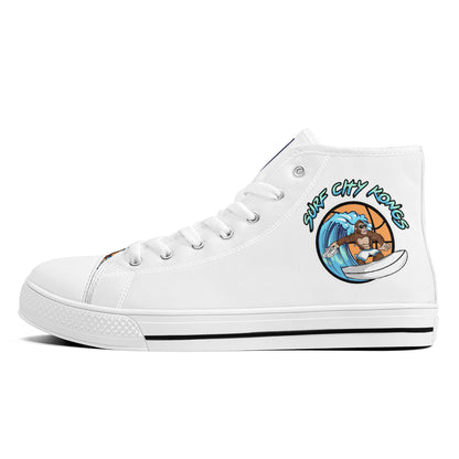 Surf City Kongs - Uncle Chuck's High-Top Canvas Shoes V2