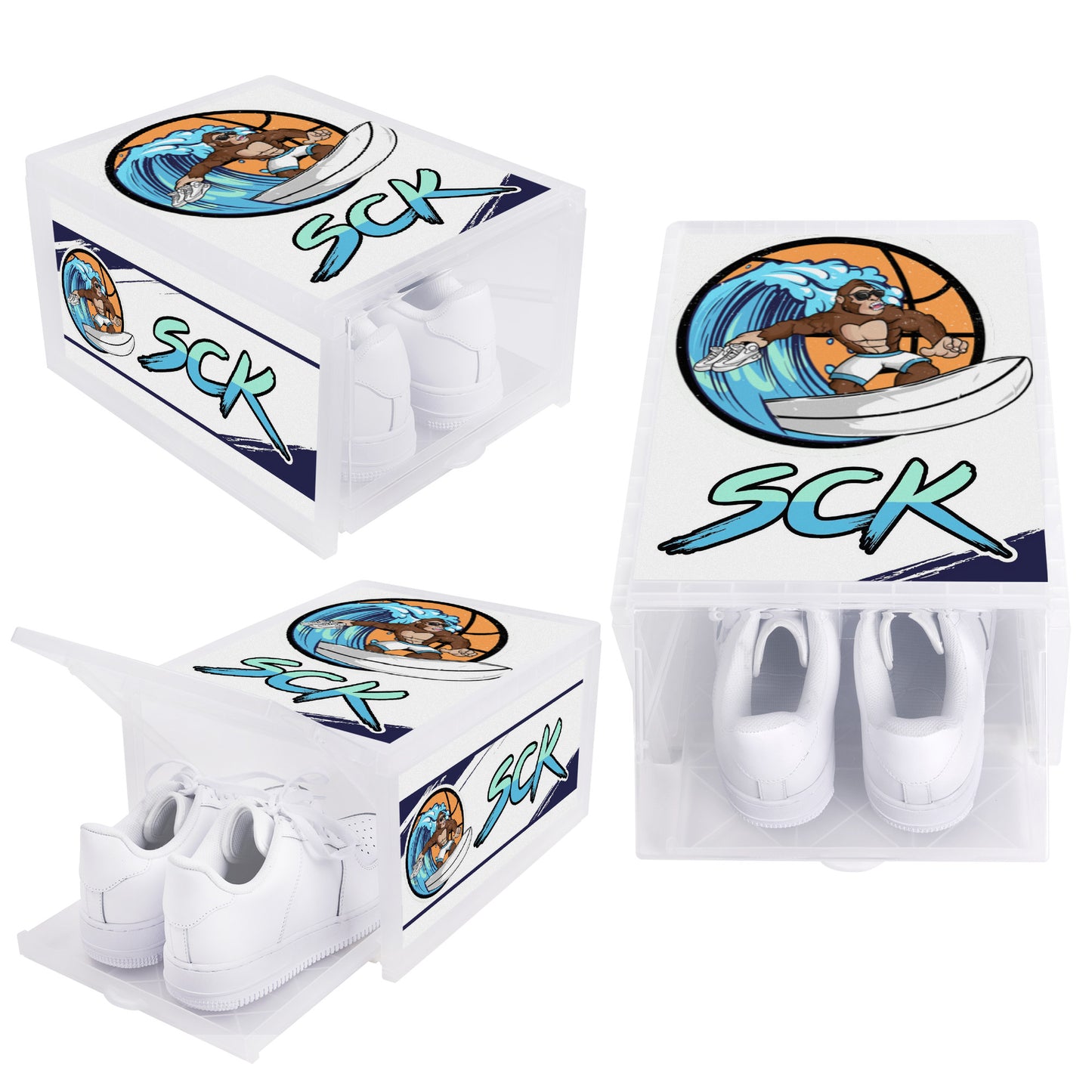 Surf City Kongs Custom Printed Shoe Box V2