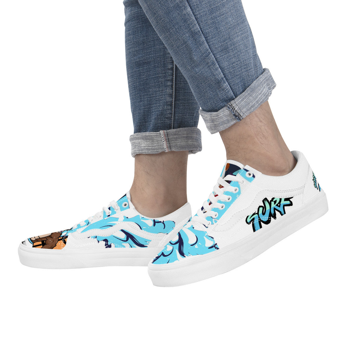 Surf City Kongs - Low Top Flat Sneaker - V1