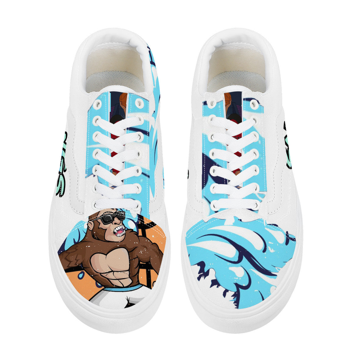 Surf City Kongs - Low Top Flat Sneaker - V1