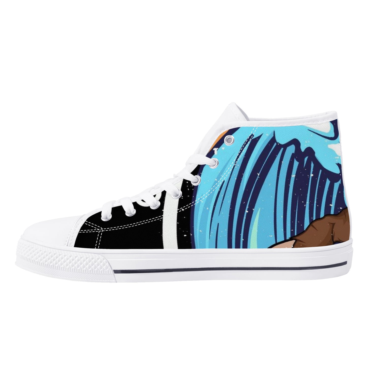 Surf City Kongs - Uncle Chuck's High-Top Canvas Shoes V1