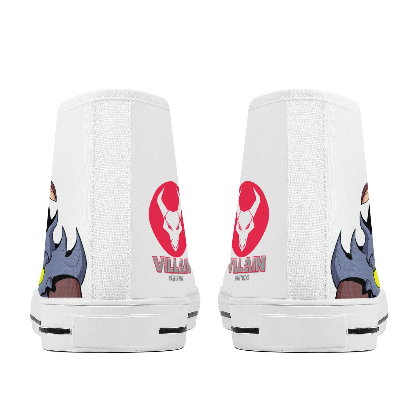 NFH VILLAINS Uncle Chuck's Hi-Top Canvas Shoes V2